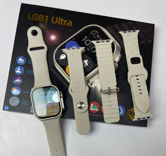 Combo Smartwatch Linterna LG81 Ultra
